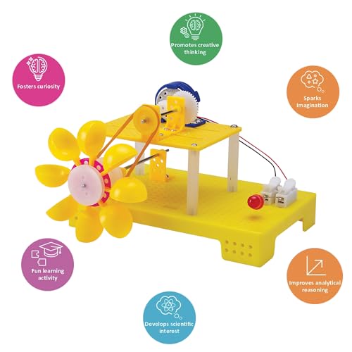 itsy-bitsy Itsy Bitsy DIY STEM Learning Kit Build Your Own Water Turbine Power Generator | Engineering Project Kit | Science Experiment Kit for Kids 8-10-12-14 Years | Best Gift for Boys & Girls - Image 5