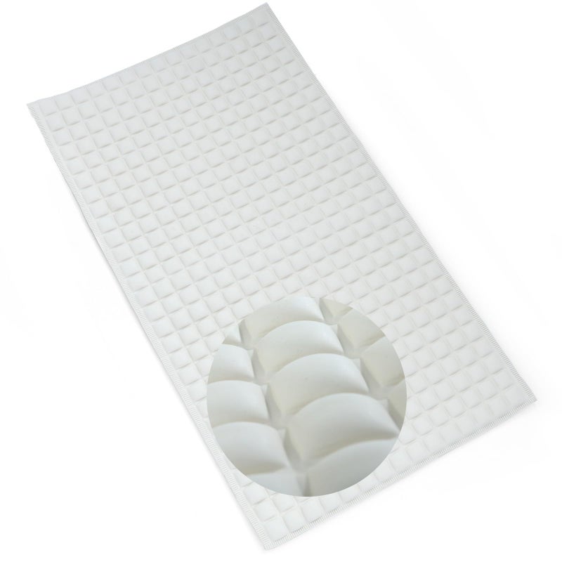 SlipX Solutions SlipX Solutions Extra Comfort Bathtub Mat Designed for Sensitive Feet CloudLike Softness with NonSlip Grip 