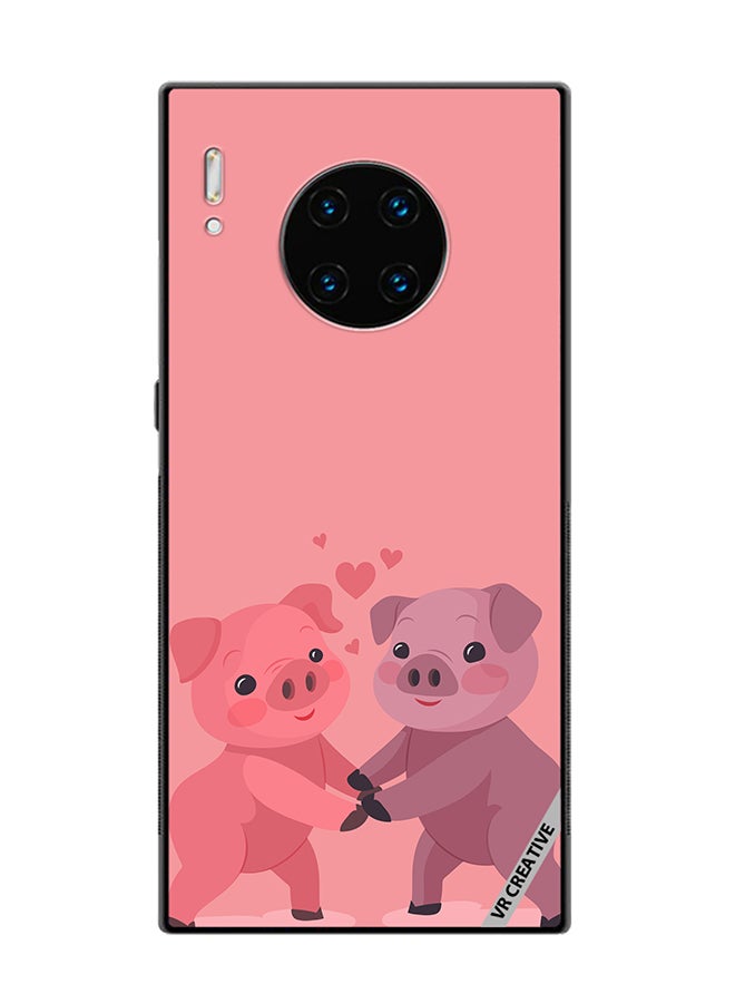 VR CREATIVE Protective Case Cover For Huawei Mate 30 Pro Love Pig Design Multicolour - Image 1