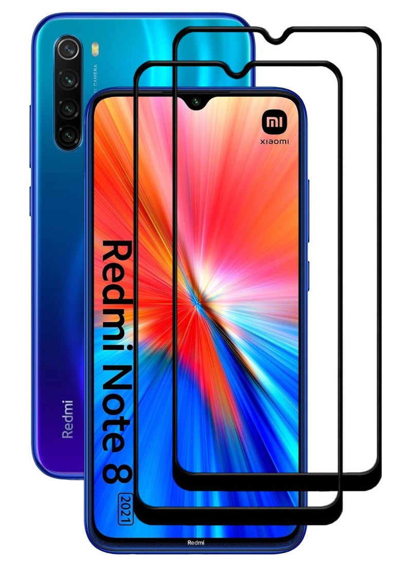 ACLIX 2 Pieces Antistatic ESD Dustproof Premium Quality High Definition Tempered Glass Screen Protector Designed For Xiaomi Redmi Note 8 - Image 1