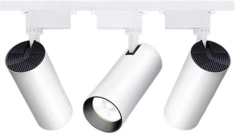 LED Light Track 3 Pieces, 30W, White - Warm Light 3000K, Aluminum, with 1 Meter Stick, Over 30000 Hours Runtime, 2 Years Warranty