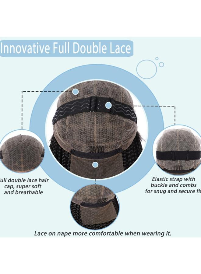 الأزرق جي دبليو جديلة الدانتيل الجديدة شعر مستعار أوروبي وأمريكي - Image 5