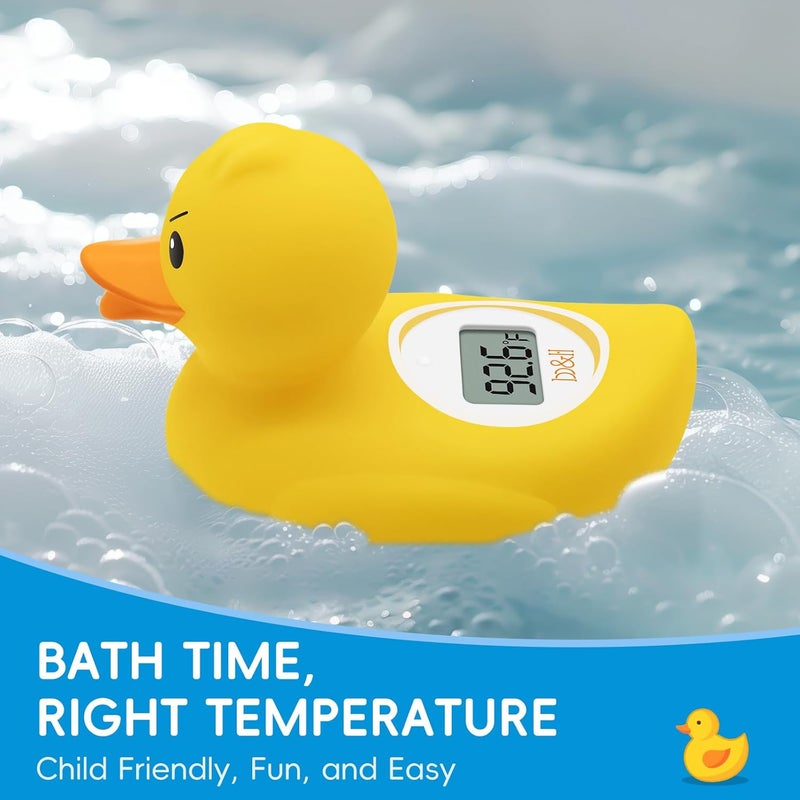 bh Baby Bath Thermometer  Upgraded Version Turn OnOff Function Fast and Accurate Water Temperature Readings Toddlers Floating Bath Toy Ideal for Babies  Infants Angry Duck - Image 3
