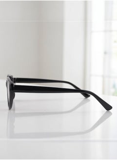 Zence Design Women's Retro Trendy Cat-Eye Sunglasses with UV400 Protection Plastic Frame Black  - Image 4