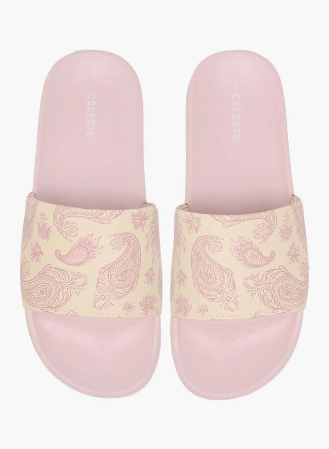 Celeste Women's Paisley Print Slides