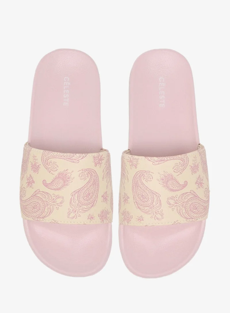 سيليست شباشب نسائية بطبعة بيزلي