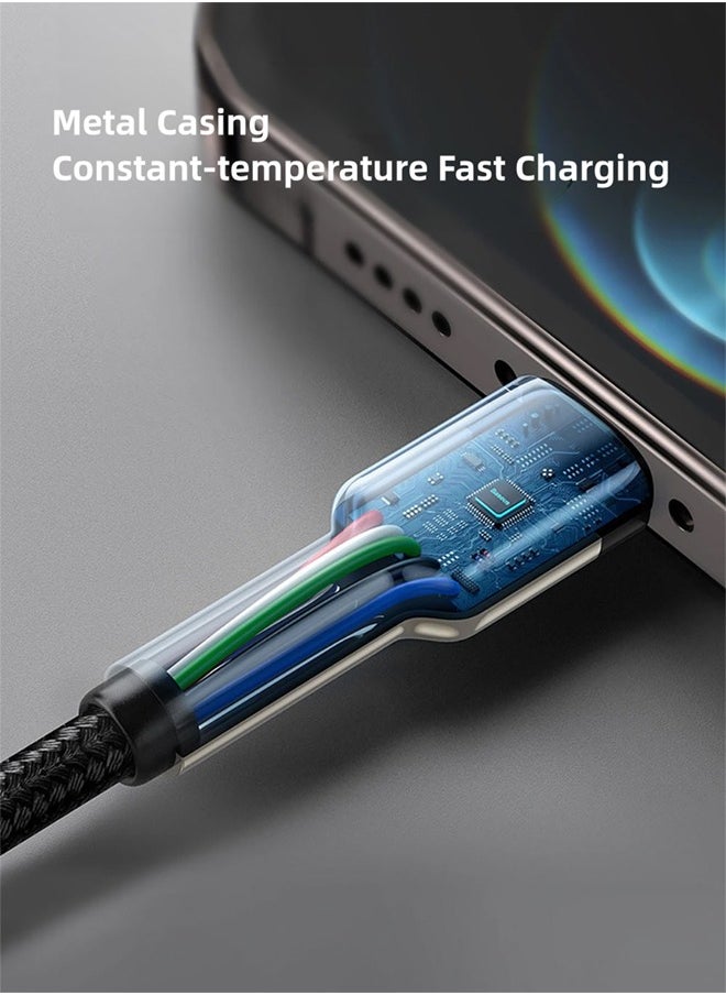 SJet - 25cm USB C to Lightning Cable Short, USB Type-C iPhone Cable MFi Certified Braided Type C iPhone Charger Cord Fast Charging for iPhone 14 13 12 11 Pro Max XR XS X 8 Plus SE iPad - Image 1