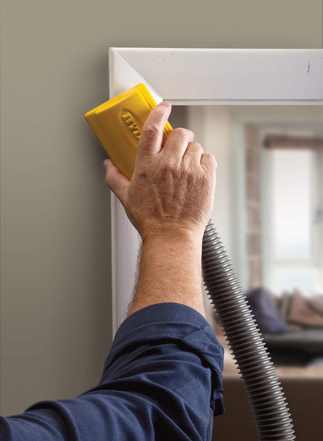 هايد صنفرة إسفنجية خالية من الغبار من HYDE 9160، عبوة واحدة، لون أسود - Image 4