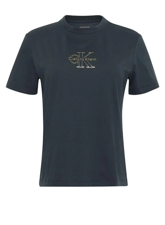 Calvin Klein Jeans  Graphic Crew Neck T-Shirt for Women | Best Price UAE