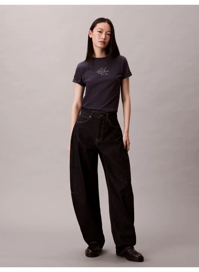 Calvin Klein Jeans  Graphic Crew Neck T-Shirt for Women | Best Price UAE