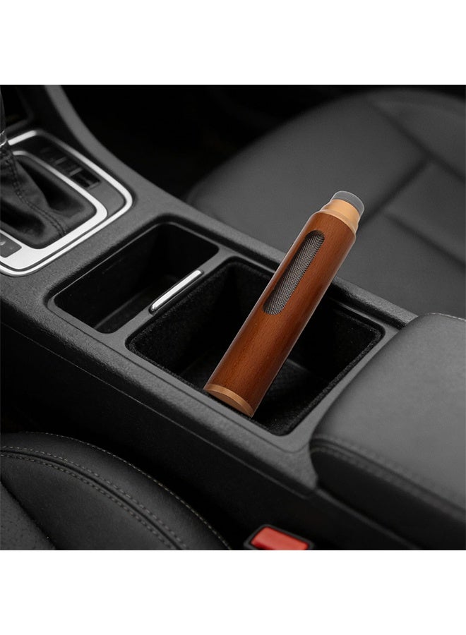 Portable Handheld Car Ashtray, Compact Heat Resistant Wood Silicone Ashtray for Indoor Outdoor Smoking Home Office Travel Car Accessories - Image 5