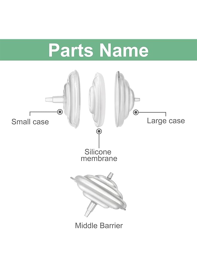 LINJIE Milk Pump Accessories Replacement Duckbill Valves And Backflow Protector For Spectra Compatible With S9/S1/S2 Wearable Breast Pump（8Pcs) - Image 2