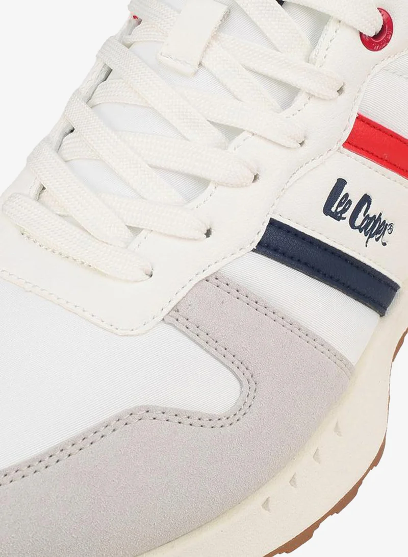 Lee Cooper WHITE Men Lace-Up Ankle Sneakers for Men | Best Price UAE