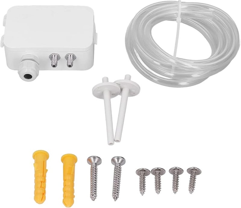 LFM108 White ABS Differential Pressure Transmitter HVAC Sensor For Airflow Control - Image 2