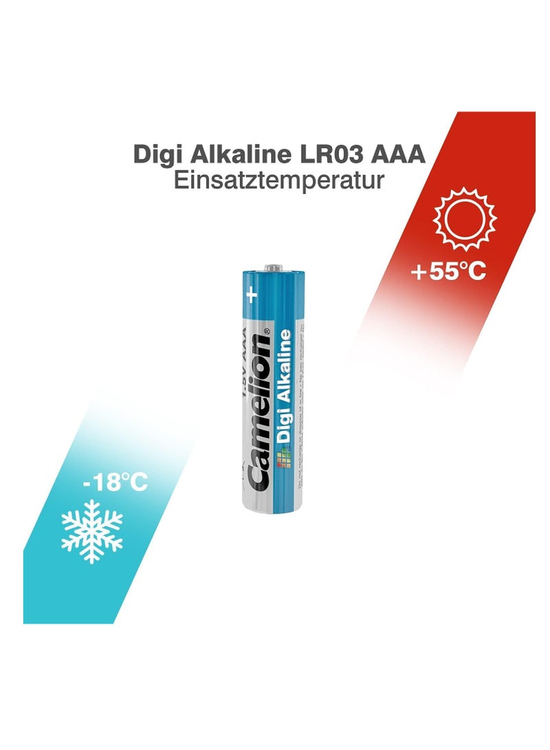 Camelion Camelion LR 03 AAA Micro Digi Alkaline Battery (Pack of 2) 288 Packs - Image 3