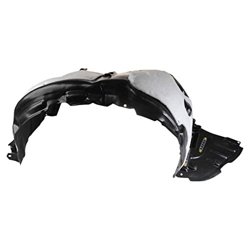 TRQ Front Right Inner Fender Liner Black Passenger Side Compatible with 2013-2017 Lexus LS460 LX1249132 - Image 2