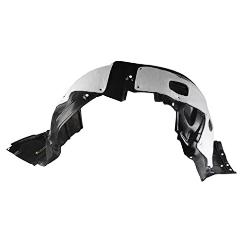 TRQ Front Right Inner Fender Liner Black Passenger Side Compatible with 2013-2017 Lexus LS460 LX1249132 - Image 1