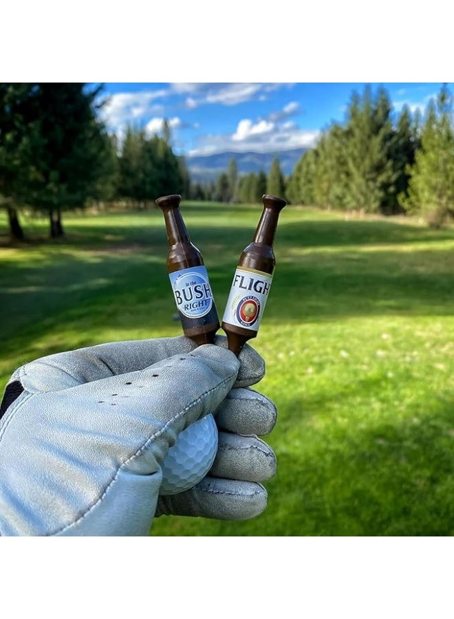 6 - Pack Creative Bottle - Shaped Golf Tees, Reusable Golf Training Aids, Ideal Gift for Men - Image 1