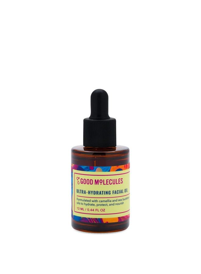 Good Molecules زيت الوجه فائق الترطيب 13 مل / 0.44 أونصة أحماض دهنية مضادة للأكسدة مرطبة للبشرة الجافة وحب الشباب والعناية الطبيعية بالبشرة للوجه بزيت نبق البحر وكاميليا - Image 1