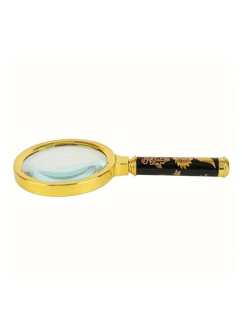 Exquisite Magnifying Glass With Advanced Dragon Pattern, 10x Magnification - Image 3