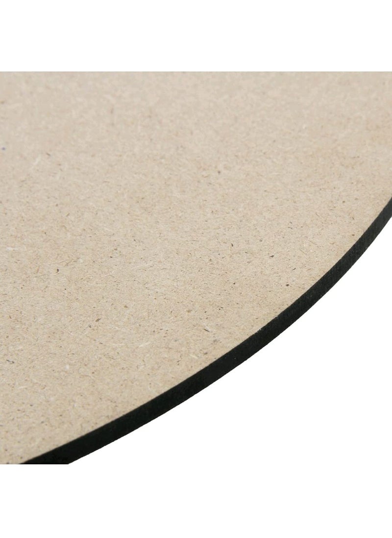 Generic 53ARTS MDF Craft Board Round Circle 4mm Thick 4X4 inches Pack of 10 Hardboard Sheets for Home Decor Multipurpose DIY Painting Decoupage Art and Crafts  - Image 4