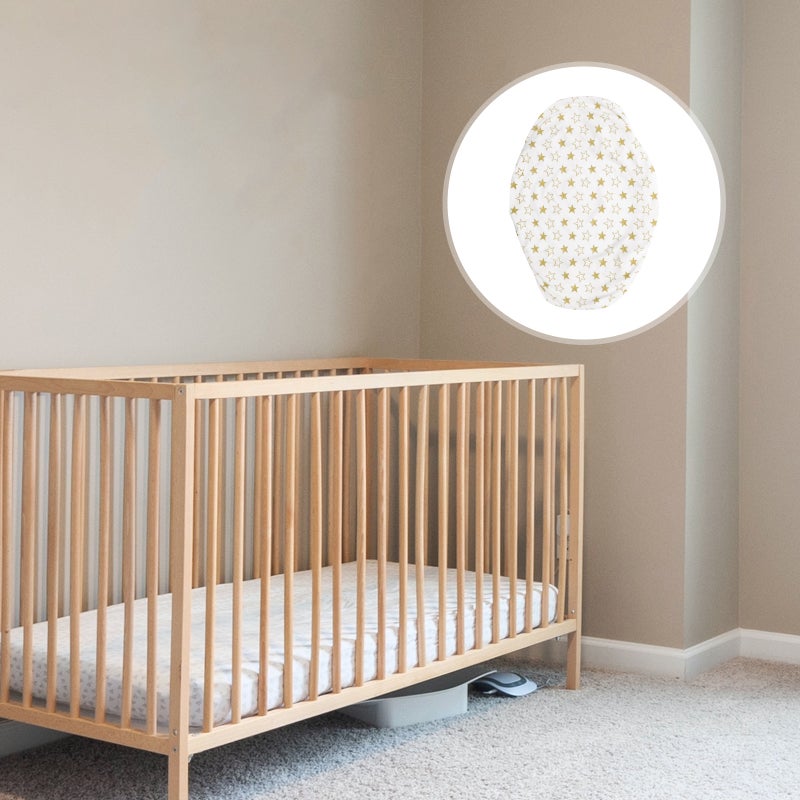 2pcs Household Baby Crib Sheet Convenient Bassinet Sheet Cartoon Baby Mattress Sheet - Image 5