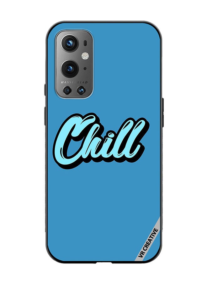 VR CREATIVE غطاء حماية لهاتف OnePlus 9 Pro بتصميم أزرق متعدد الألوان - Image 1