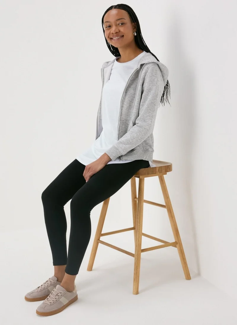 Matalan White White Longline T-Shirt for Women | Best Price UAE
