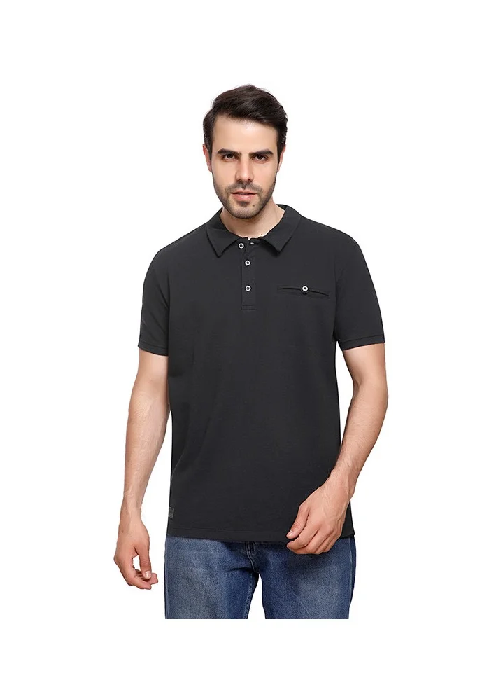 Coup Solid Polo-Shirt with Short Sleeves