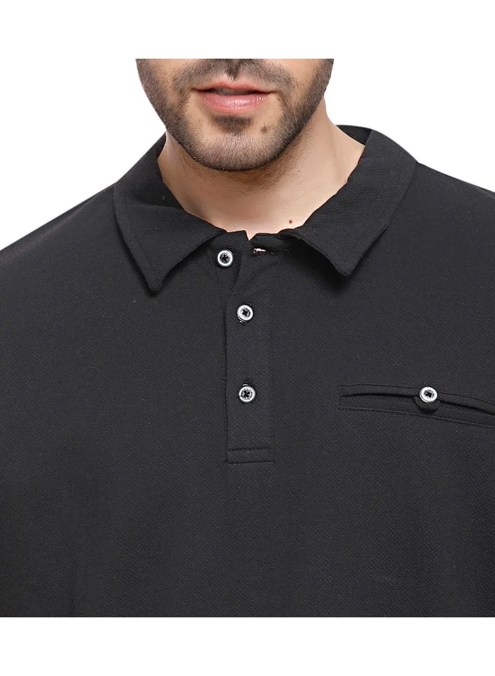Coup Solid Polo-Shirt with Short Sleeves