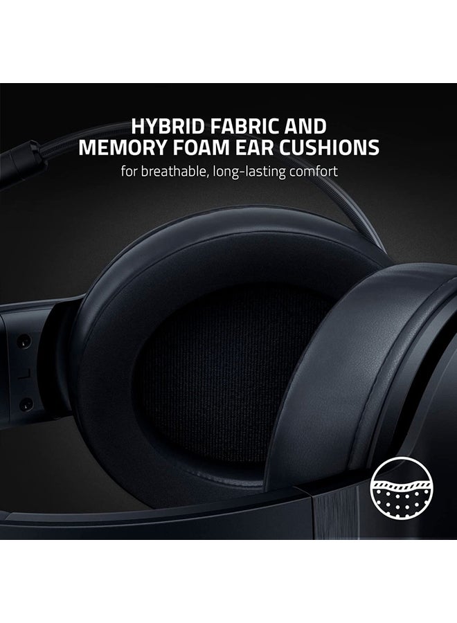 Razer Kraken V3 X Wired USB Gaming Headset, Lightweight Build, Triforce 40mm Drivers, HyperClear Cardioid Mic, 7.1 Surround Sound, Chroma RGB Lighting - Black I RZ04-03750300-R3M1 - Image 5