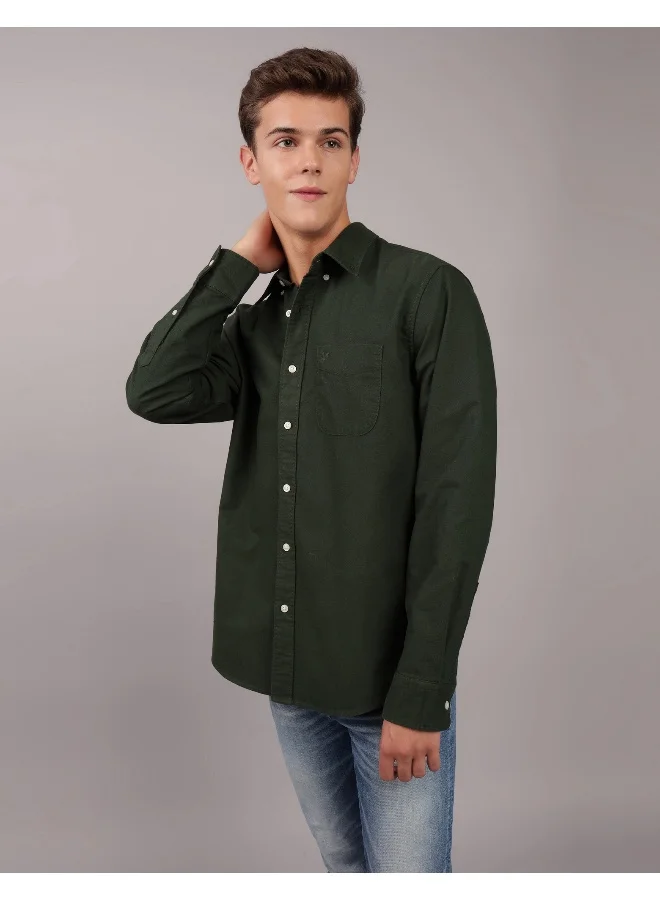 امريكان ايجل Pocket Detail Button Down Oxford Shirt