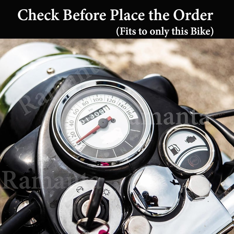 Ramanta Stainless Steel Bike Front Disc Brake Fluid/Oil Reservoir Cover Compatible for Classic 350 and 500 cc - Pack of 1 - Image 2