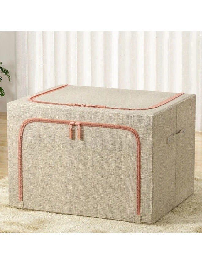 Foldable Storage Box with Lid Multi-use Clothes,Car Trunk,Home Office,Outdoor Fishing Container,Multi-Function Portable Camping Storage Box 100L - Image 2