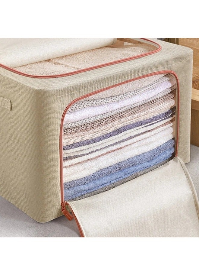 Foldable Storage Box with Lid Multi-use Clothes,Car Trunk,Home Office,Outdoor Fishing Container,Multi-Function Portable Camping Storage Box 100L - Image 3