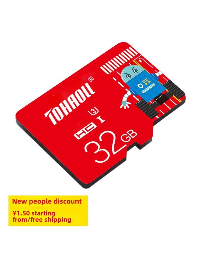 Magnesium Shark 64G Driving Recorder Memory Card 32gSD Card Audio Flash TF Card Surveillance Camera Storage Card-Color:High-speed SD Camera Card-Capacity:8GB  - Image 2