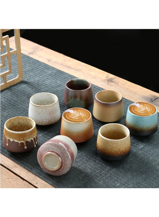 Super ZYouth - 3 PCS Coffee Cup set- Handcrafted Ceramic Cups with  Mat, for Tea Coffee, 200ML - Image 1