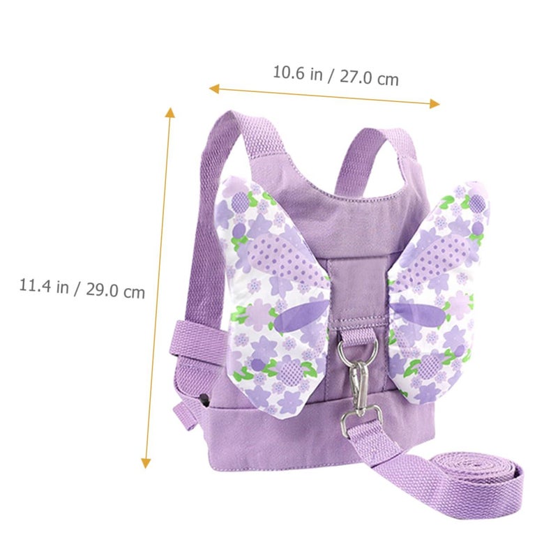 Butterfly Leash with Rotating Wrist Link Safety Harness for Kids Outdoor Travel Blue - Image 4