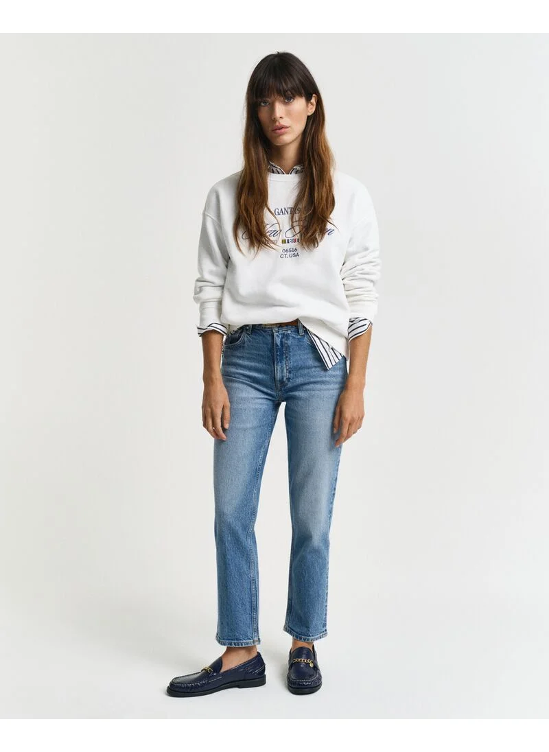 GANT Gant Straight Cropped Jeans