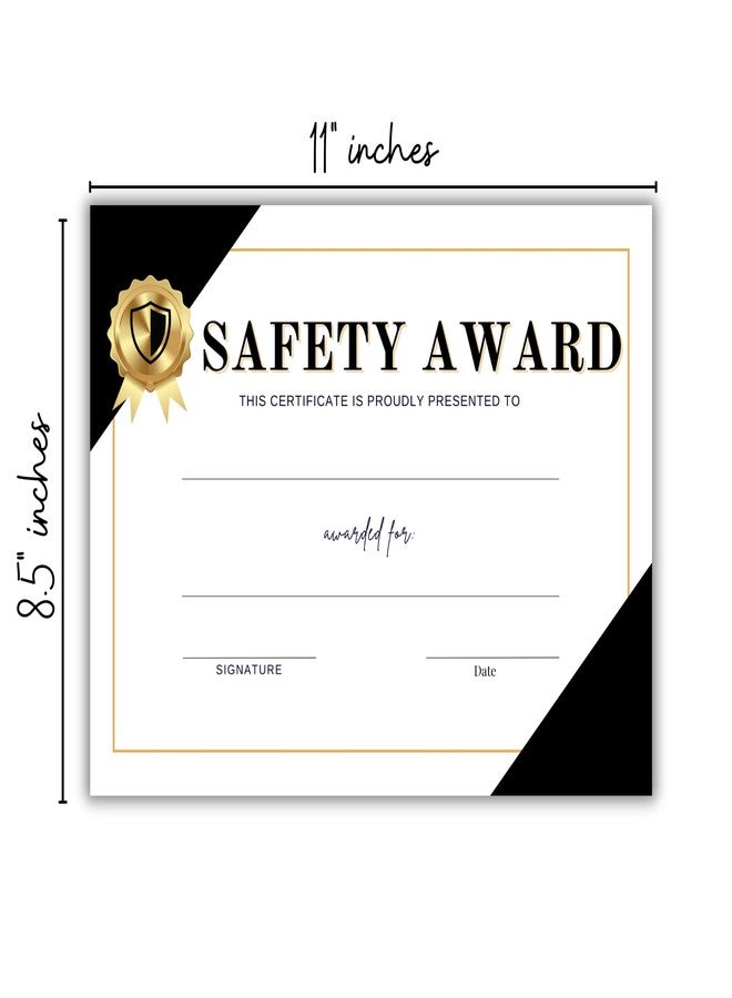 Lashicorn Safety Award Certificate Recognition 30pk 8.5x11” Company Policy Appreciation for Employee of The Month Hero Life Star Patrol Warehouse Compliance - Image 4