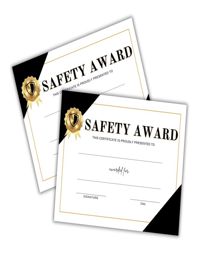 Lashicorn Safety Award Certificate Recognition 30pk 8.5x11” Company Policy Appreciation for Employee of The Month Hero Life Star Patrol Warehouse Compliance - Image 1