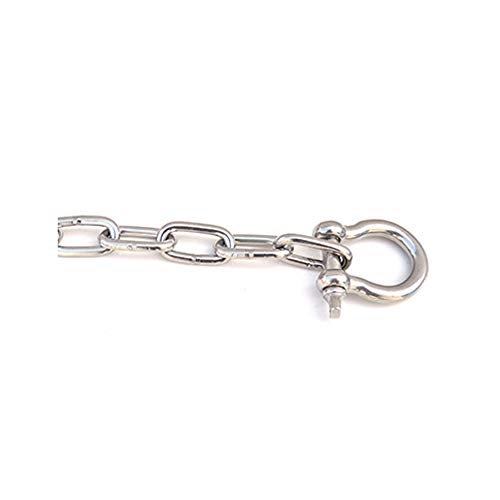 lasenersm 8 PCS M5 Stainless Steel Bow Shackle 3/16" (5mm) Forged Anchor Bow Shackle with Screw Pin for Paracord Jewelry Marine, Silver Color - Image 4