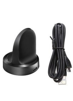 Rabos Emilydeals Gear S3 Charger, Gear S3 Smart Watch Charging Cradle Dock for Samsung Gear S3 Classic/Frontier Smart Watch (Black)  - Image 1