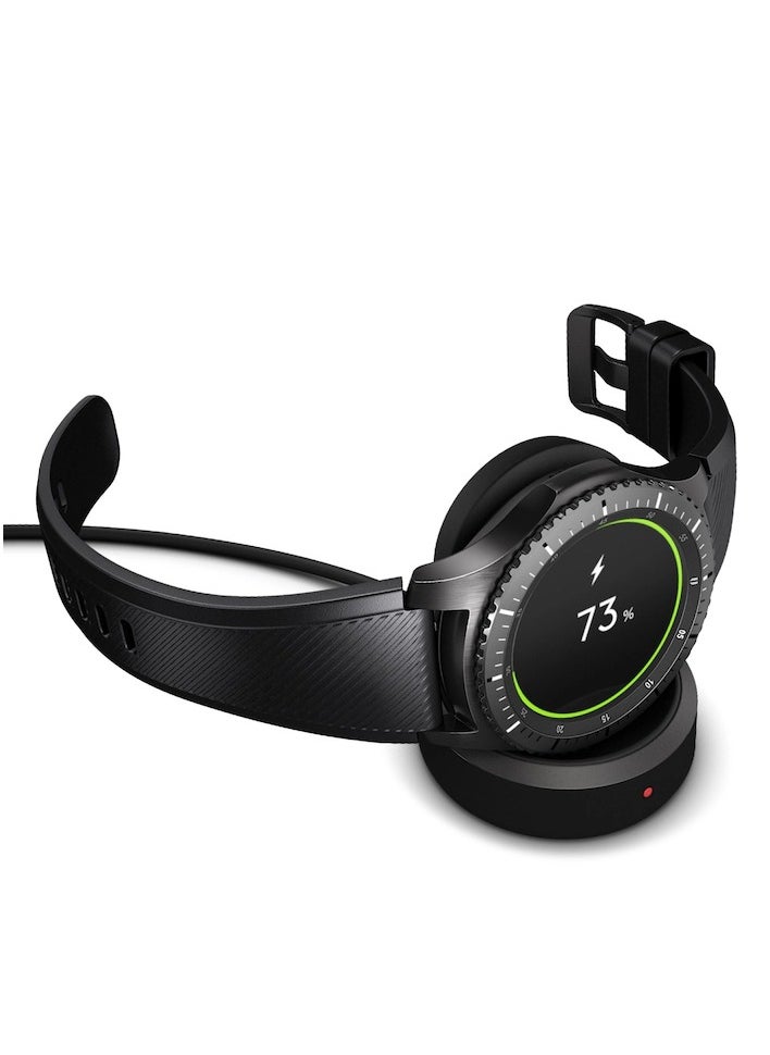 Rabos Emilydeals Gear S3 Charger, Gear S3 Smart Watch Charging Cradle Dock for Samsung Gear S3 Classic/Frontier Smart Watch (Black)  - Image 3