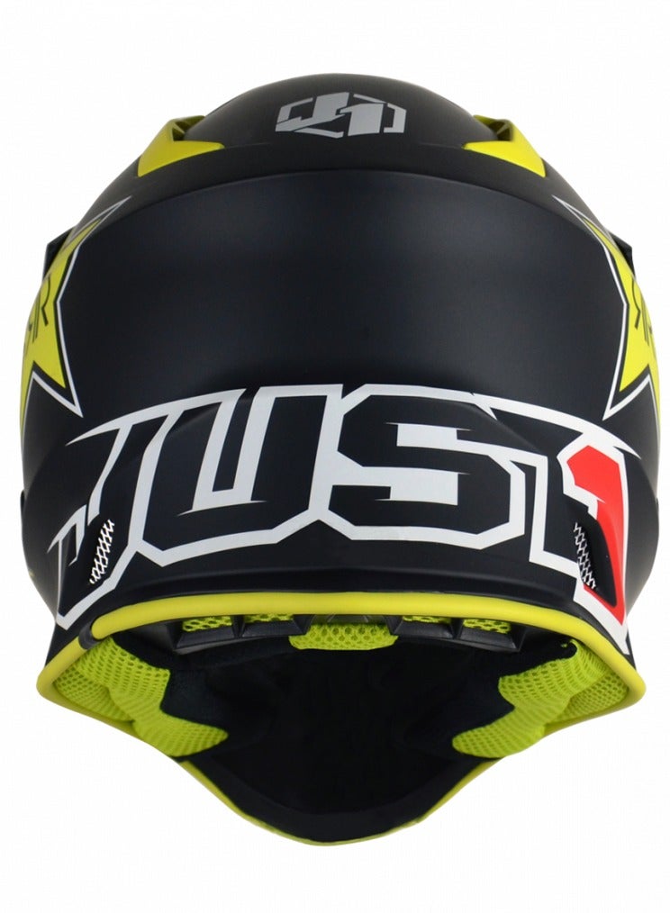 Just 1 Motocross Helmet J38 Rockstar Energy Drink - 680008 DOT Approved Motorbike Moped Street Bike Racing Crash Helmet, Men and Women - Image 3