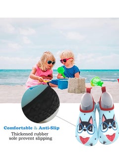 TAPIT Water Shoes Kids Kids Boys Girls Beach Shoes Kids Beach Swim Shoes Non Slip Toddler Kids Aqua Socks Quick Dry Barefoot Aqua Socks for Swinmming Pool Beach Outdoor (Puppy)  - Image 3