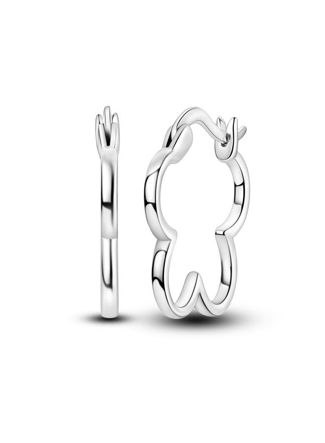 NARMO 925 Sterling Silver Hoop Earrings for Women Hypoallergenic Lightweight Simple Huggie Hoop Earrings Twisted Hoop Earrings Colorful Cubic Zirconia Hoop Earrings Rainbow Hoop Earrings, 0.65 inches - Image 1