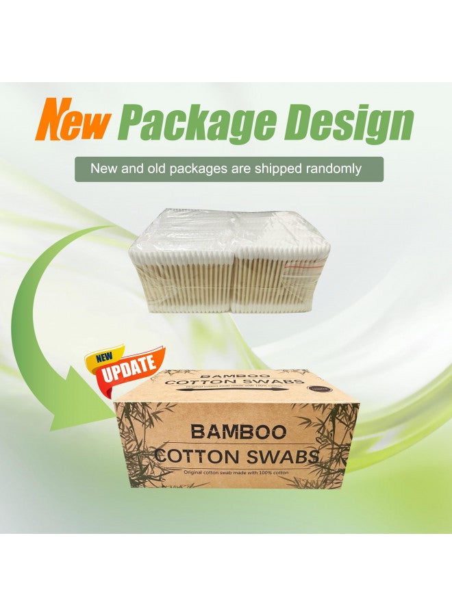 LTD 1200pcs Precision Tip Cotton Swabs for Makeup, Bamboo Sticks and Double Pointed - Image 3