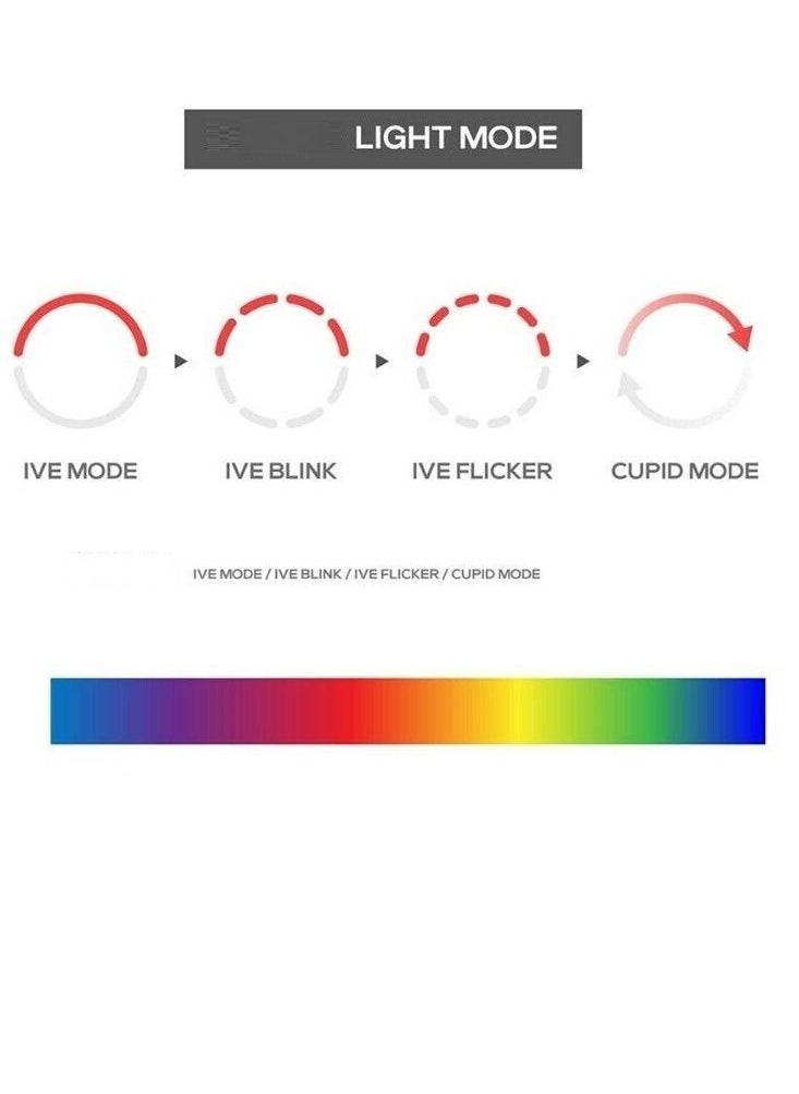 Starship Entertainment - IVE Official Light Stick Released in 2023 Smartphone Controlled Light Color Changes 4 Different Light Modes Ideal for Home and Concert Use 4 Differe - Image 1