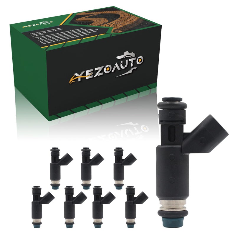 Yezoauto Fuel Injector 2171626 Compatible with Chevrolet Silverado 1500 Suburban 1500 Tahoe GMC Sierra 1500 Yukon 0206 Savana 1500 2007 More 8PCS - Image 2